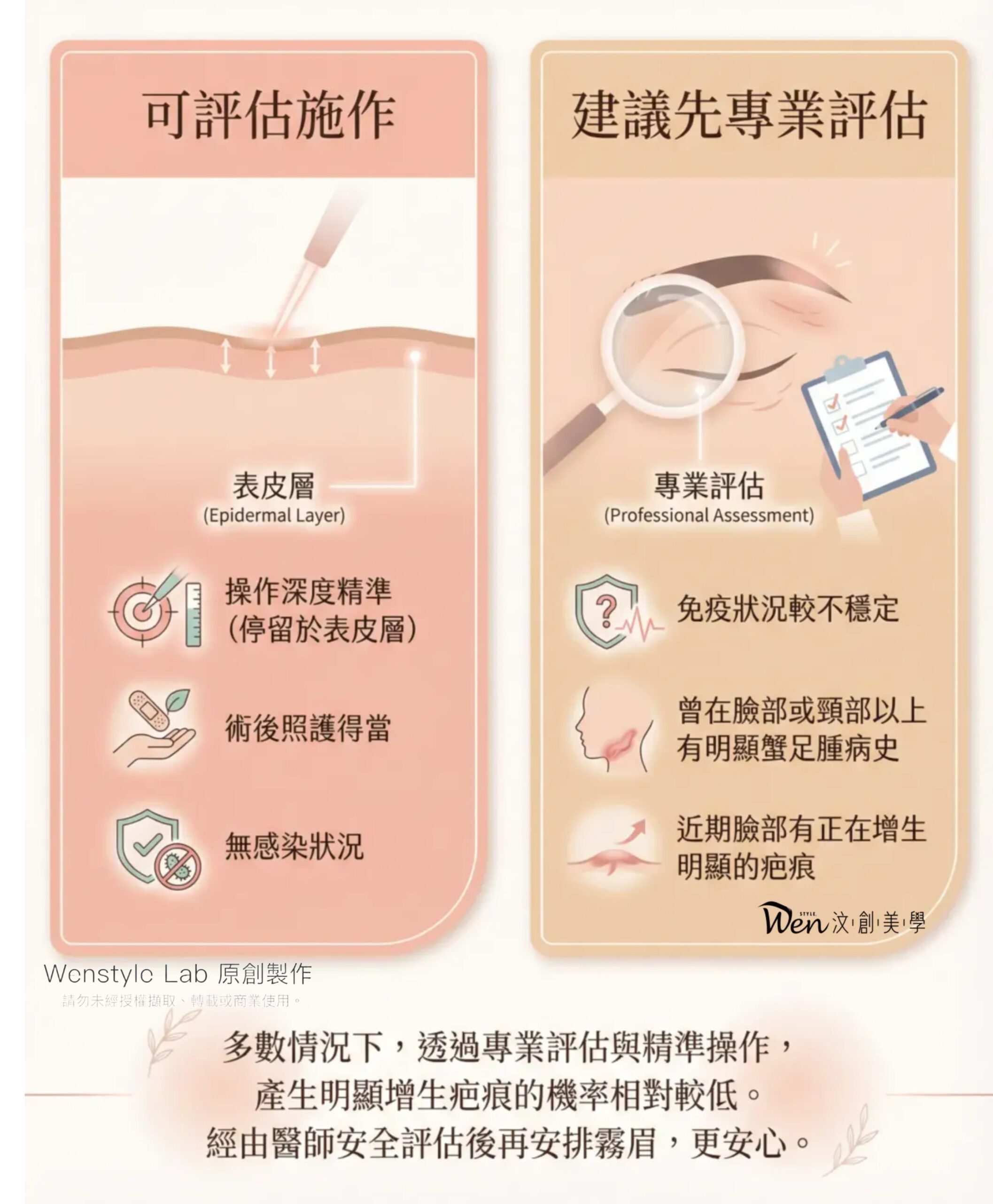 蟹足腫可以霧眉嗎